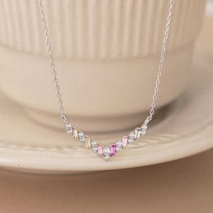 [ECHO ]Dazzling Rainbow Necklace