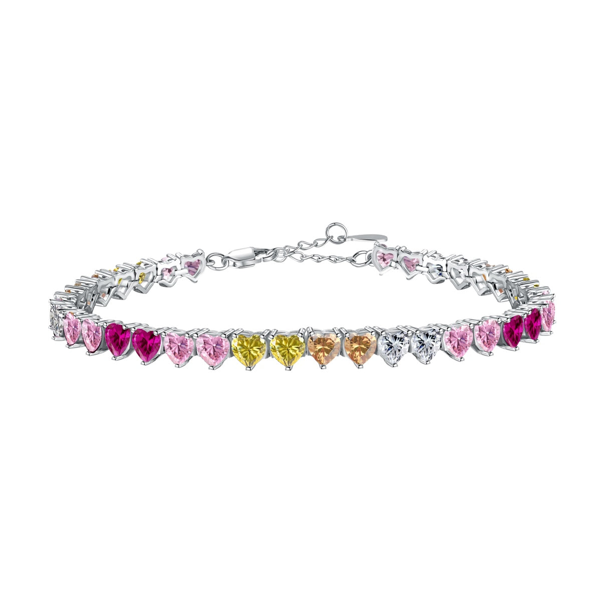 [ECHO ]Luxurious Colorful Romantic Heart Shape Lover Bracelet