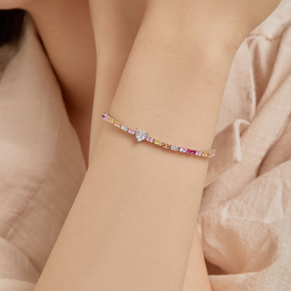 [ECHO ]Delicate Romantic Heart Shape Lover Bracelet