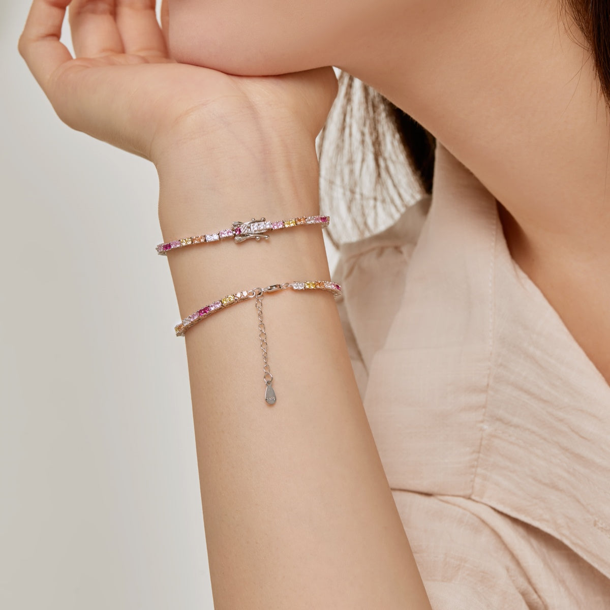 [ECHO ]Delicate Romantic Heart Shape Lover Bracelet
