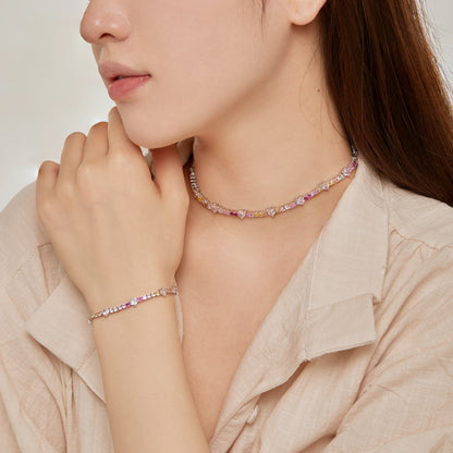 [ECHO ]Delicate Romantic Heart Shape Lover Bracelet