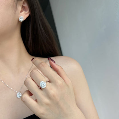 [ECHO ]Delicate Gorgeous Pear Cut Daily Earrings