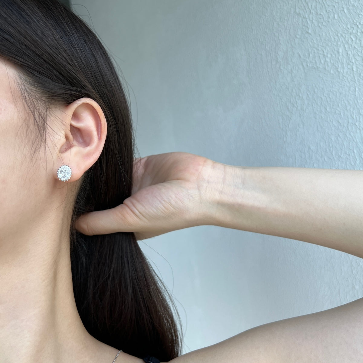 [ECHO ]Delicate Radiant Oval Cut Daily Earrings