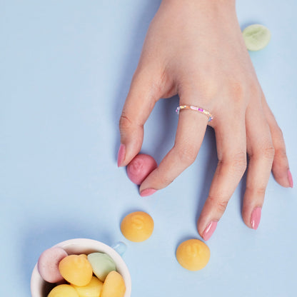 [ECHO ]Lively In Shades Elegant Radiant Cut Daily Ring