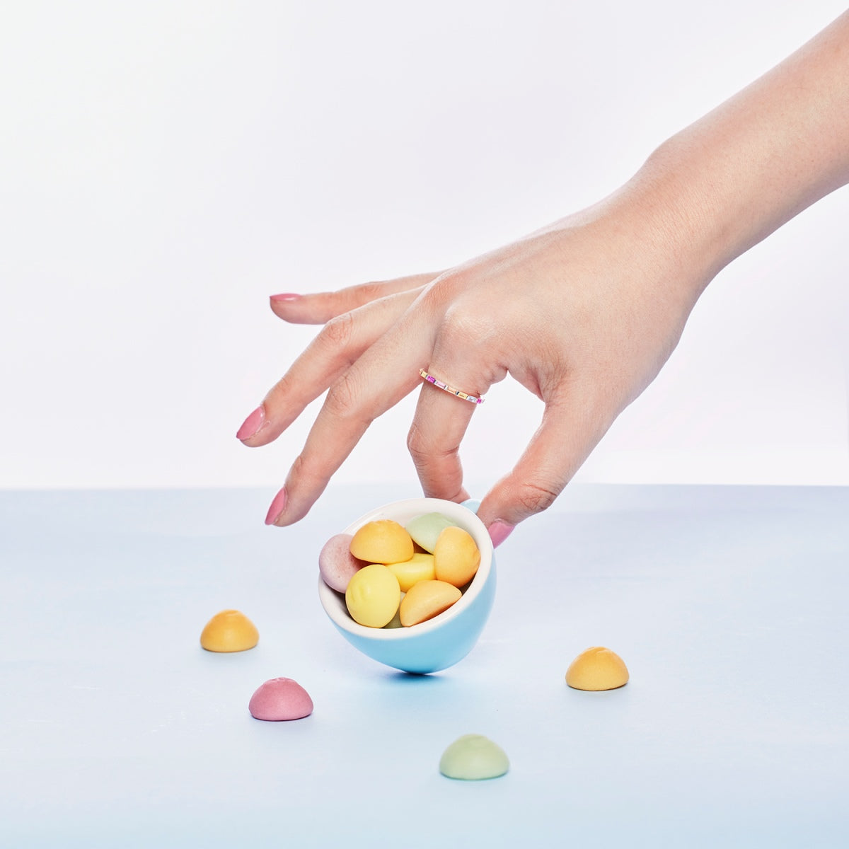 [ECHO ]Lively In Shades Elegant Radiant Cut Daily Ring