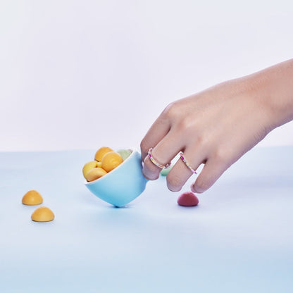 [ECHO ]Lively In Shades Elegant Radiant Cut Daily Ring