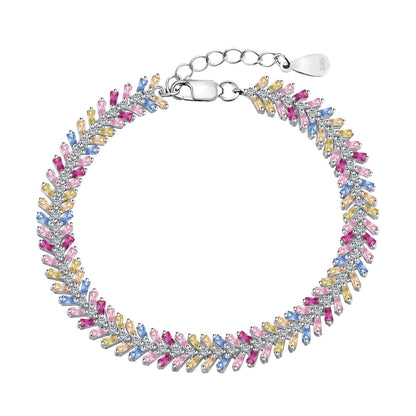 [ECHO ]Dainty Radiant Emerald Cut Daily Bracelet