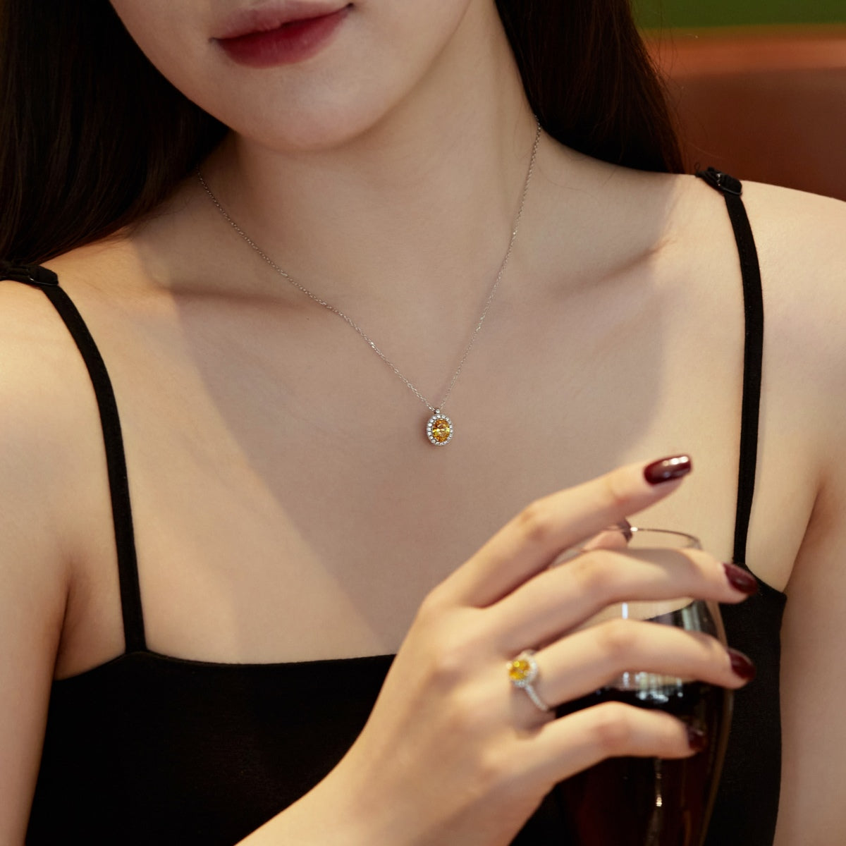 [ECHO ]Delicate Unique Oval Cut Daily Earrings