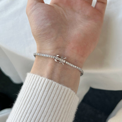 [ECHO ]Dazzling Exquisite Round Cut Daily Bracelet