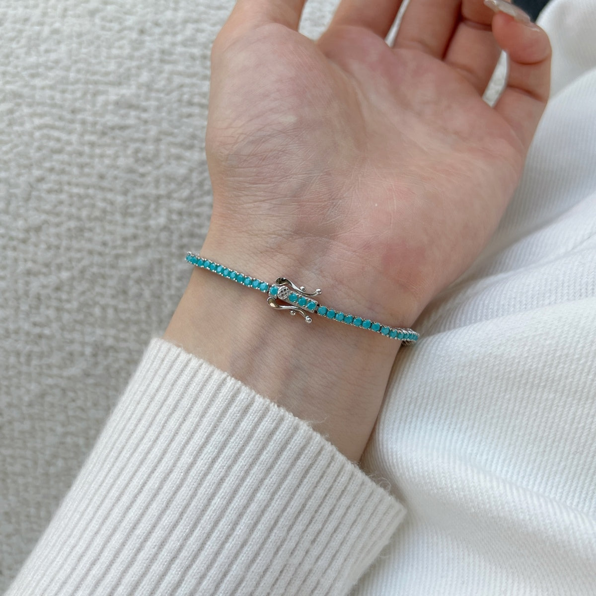 [ECHO ]Dazzling Exquisite Round Cut Daily Bracelet