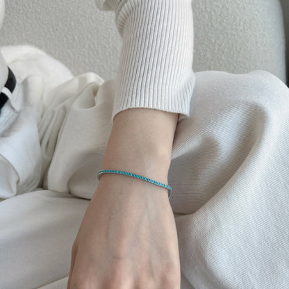 [ECHO ]Dazzling Exquisite Round Cut Daily Bracelet