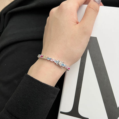 [ECHO ]Ornate Sparkling Multi Cut Party Bracelet