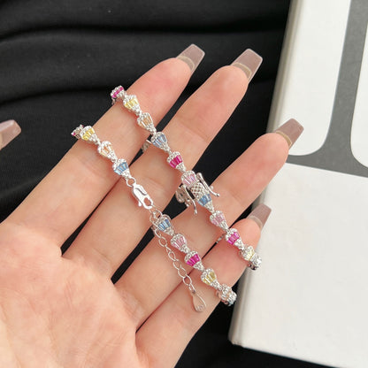 [ECHO ]Radiant Water Drop Shape Daily Bracelet