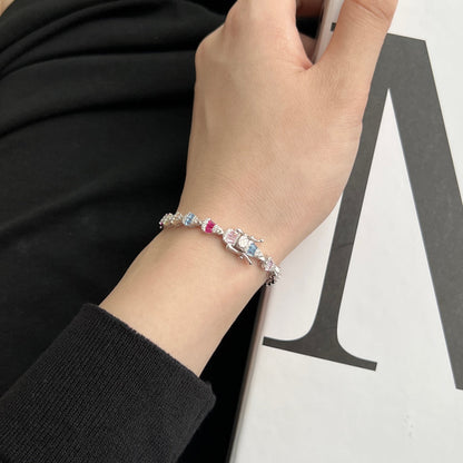 [ECHO ]Radiant Water Drop Shape Daily Bracelet