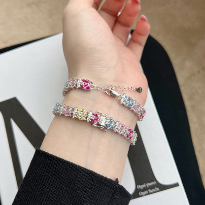 [ECHO ]Delicate Colorful Multi Cut Party Bracelet
