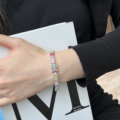 [ECHO ]Delicate Colorful Multi Cut Party Bracelet