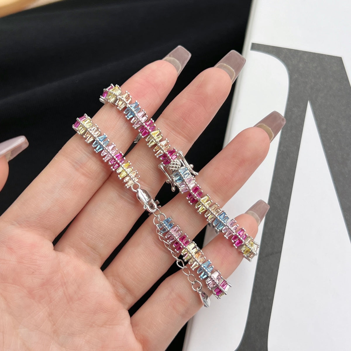[ECHO ]Sparkling Exquisite Multi Cut Party Bracelet