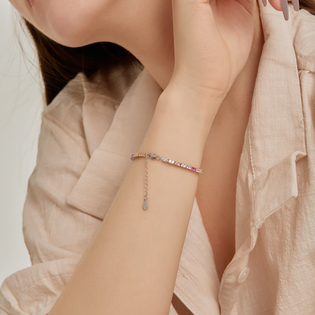 [ECHO ]Delicate Romantic Heart Shape Lover Bracelet