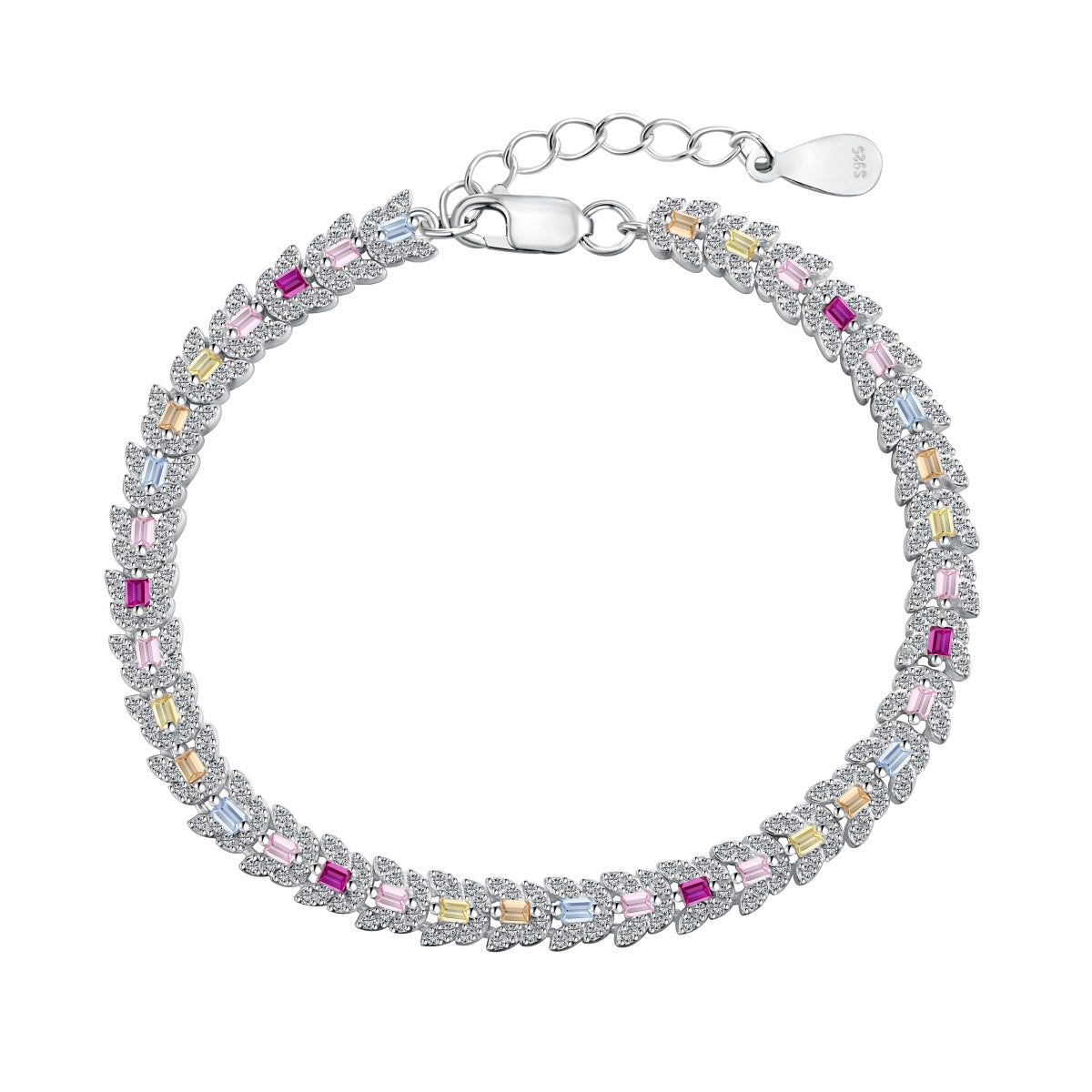 [ECHO ]Delicate Colorful Multi Cut Daily Bracelet