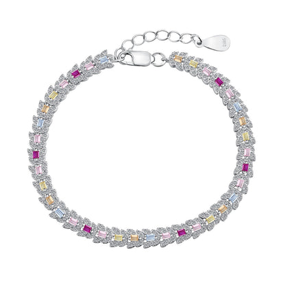 [ECHO ]Delicate Colorful Multi Cut Daily Bracelet