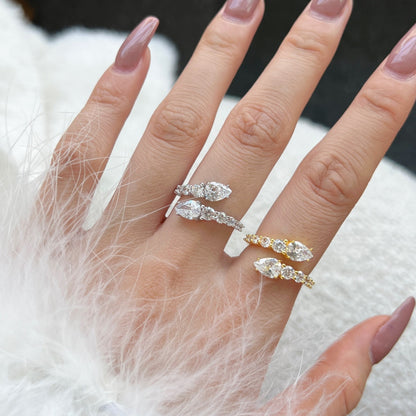[ECHO ]Delicate Lively Snake Shape Daily Ring