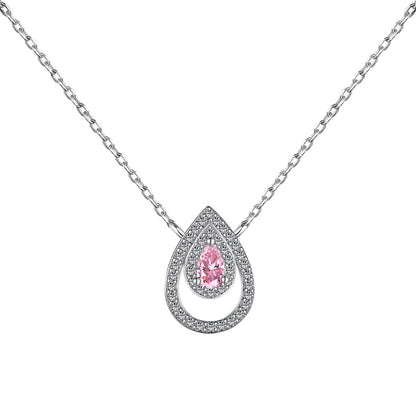 [ECHO ]Sparkling Pear Cut Necklace
