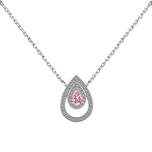 [ECHO ]Sparkling Pear Cut Necklace