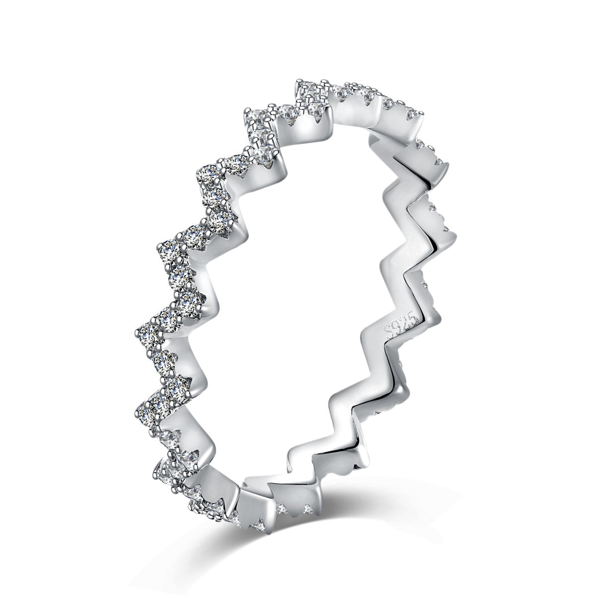 [ECHO ]Delicate Enchanting Wave Shape Daily Ring