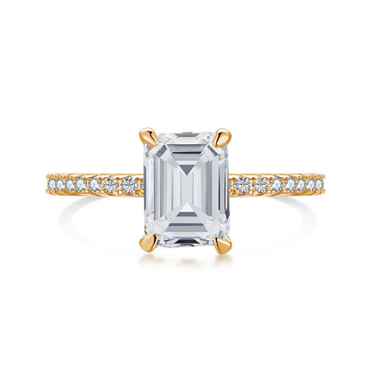 [ECHO ]2.0 Carat Scintillating Ornate Radiant Cut Party Ring