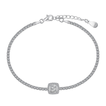 [ECHO ]Luxurious Dazzling Square Shape Banquet Bracelet