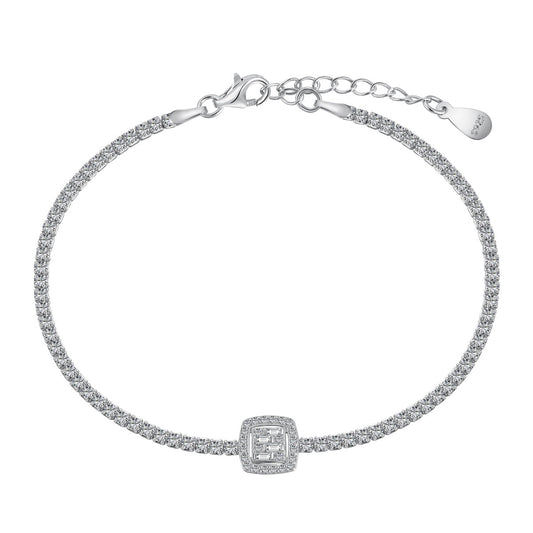[ECHO ]Luxurious Dazzling Square Shape Banquet Bracelet