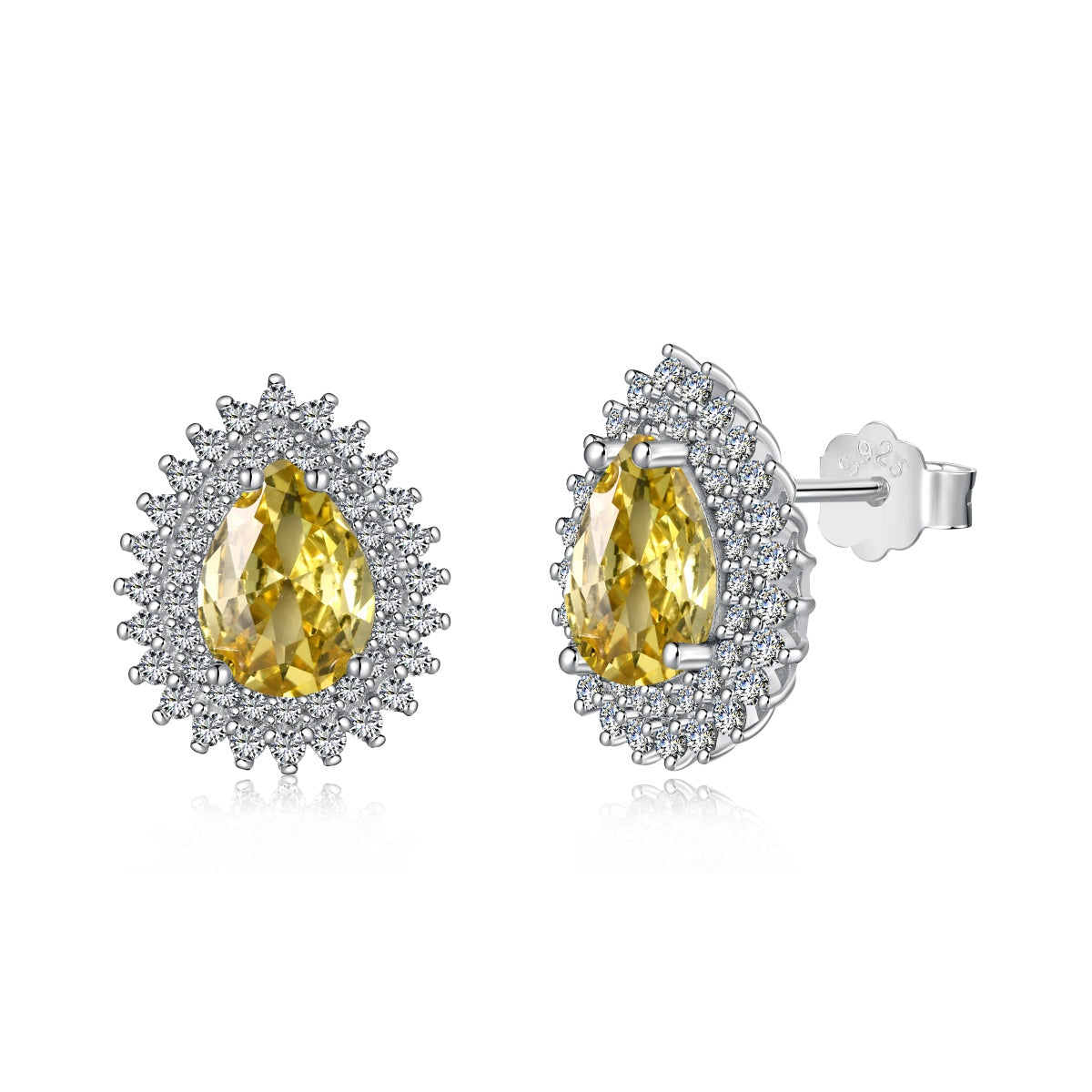 [ECHO ]Delicate Gorgeous Pear Cut Daily Earrings