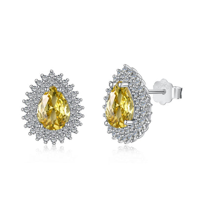 [ECHO ]Delicate Gorgeous Pear Cut Daily Earrings