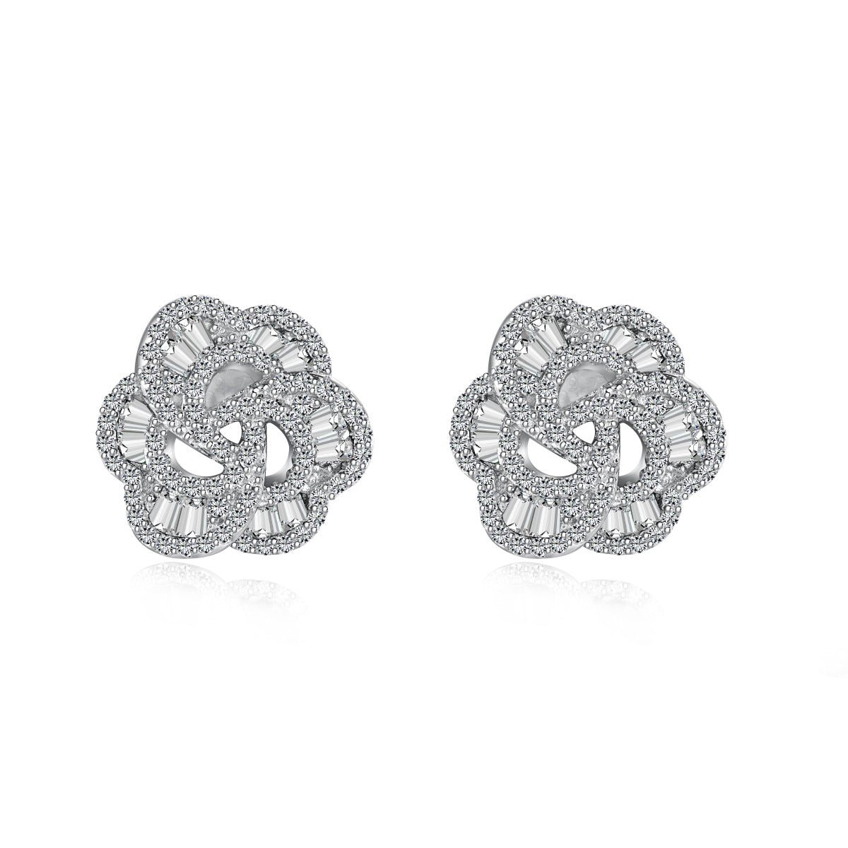 [ECHO ]Exquisite Flower Shape Daily Earrings