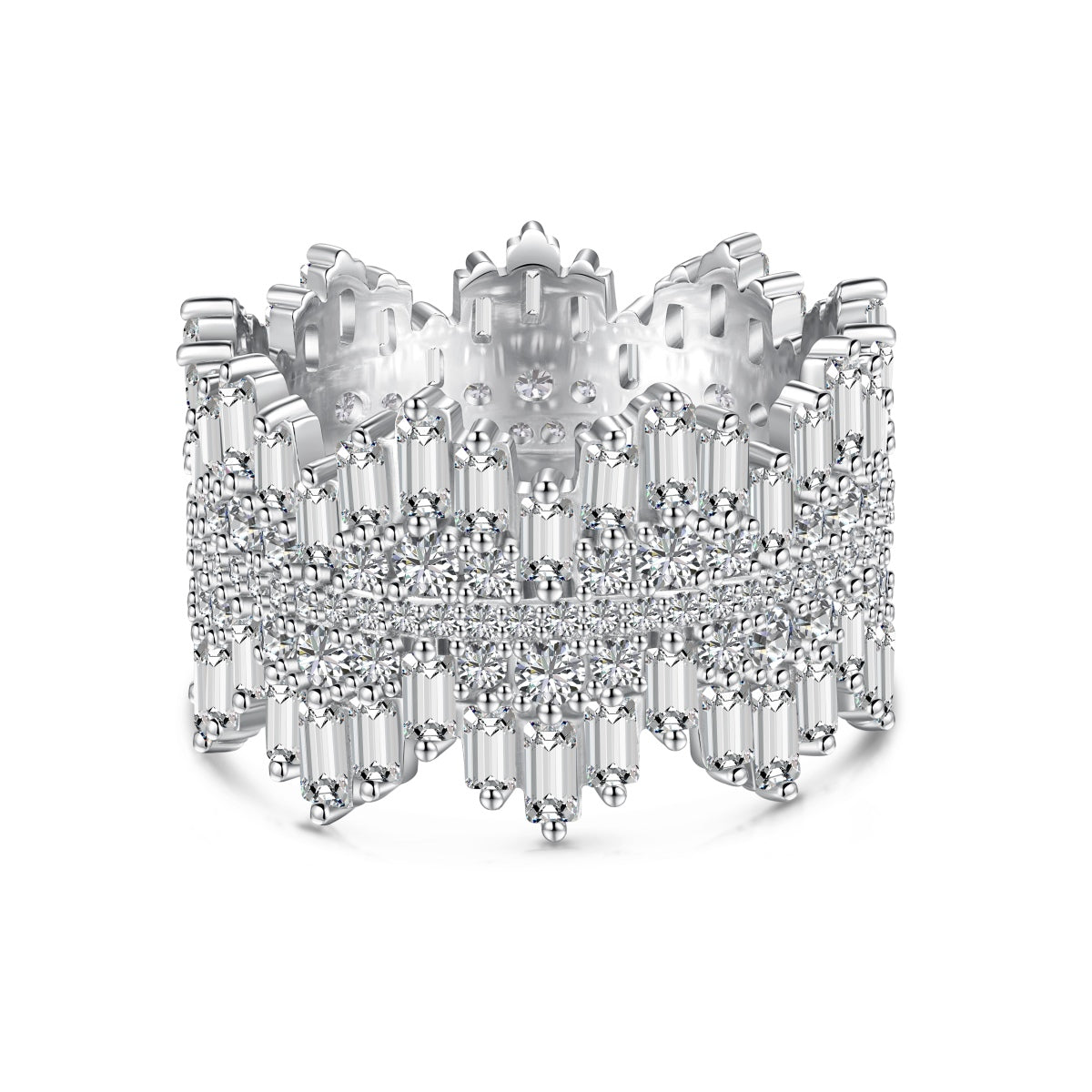 [ECHO ]Luxurious Colorful Radiant Cut Daily Ring