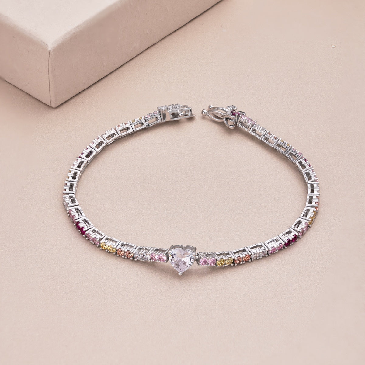 [ECHO ]Delicate Romantic Heart Shape Lover Bracelet
