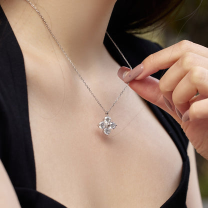 [ECHO ]Four-Leaf Clover And Eight-Pointed Star Necklace