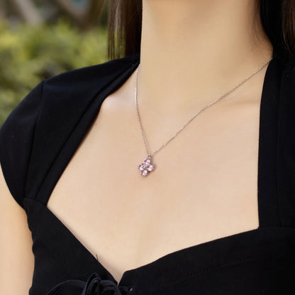 [ECHO ]Four-Leaf Clover And Eight-Pointed Star Necklace