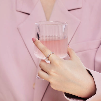 [ECHO ]Exquisite Colorful Round Cut Party Ring