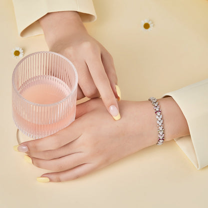[ECHO ]Dainty Exquisite Flower Shape Daily Bracelet
