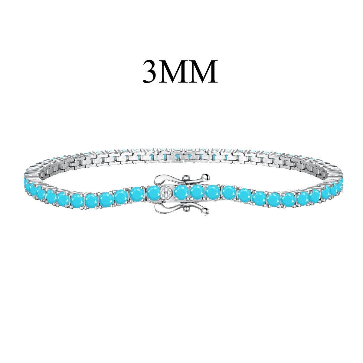 [ECHO ]Dainty Charming Round Cut Tennis Bracelet