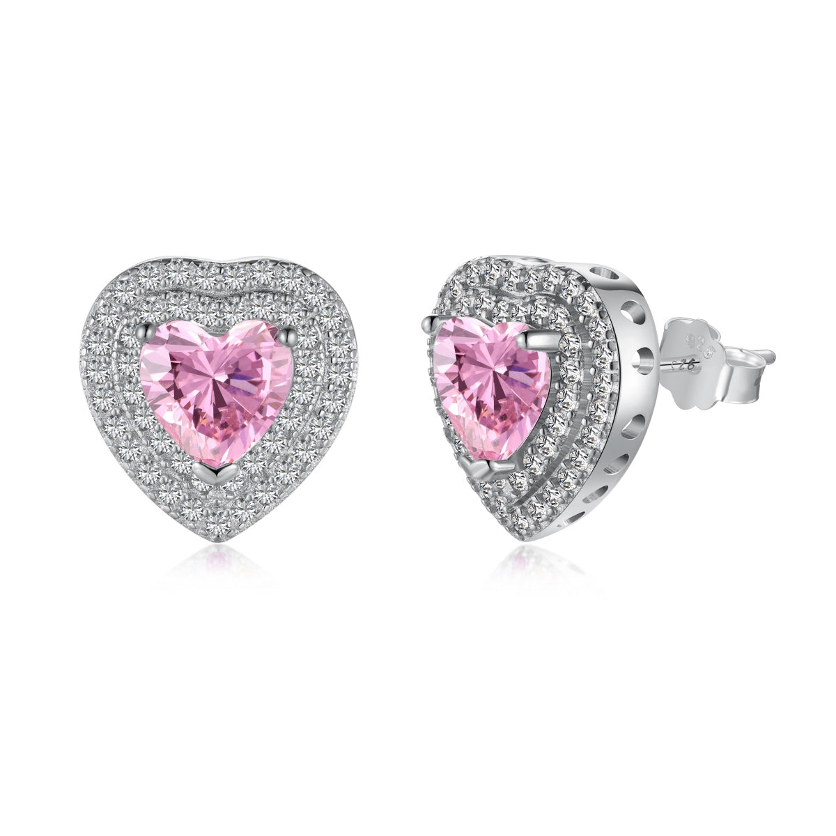 [ECHO ]Dazzling Heart Shape Lover Earrings