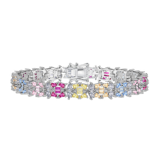 [ECHO ]Delicate Colorful Multi Cut Party Bracelet