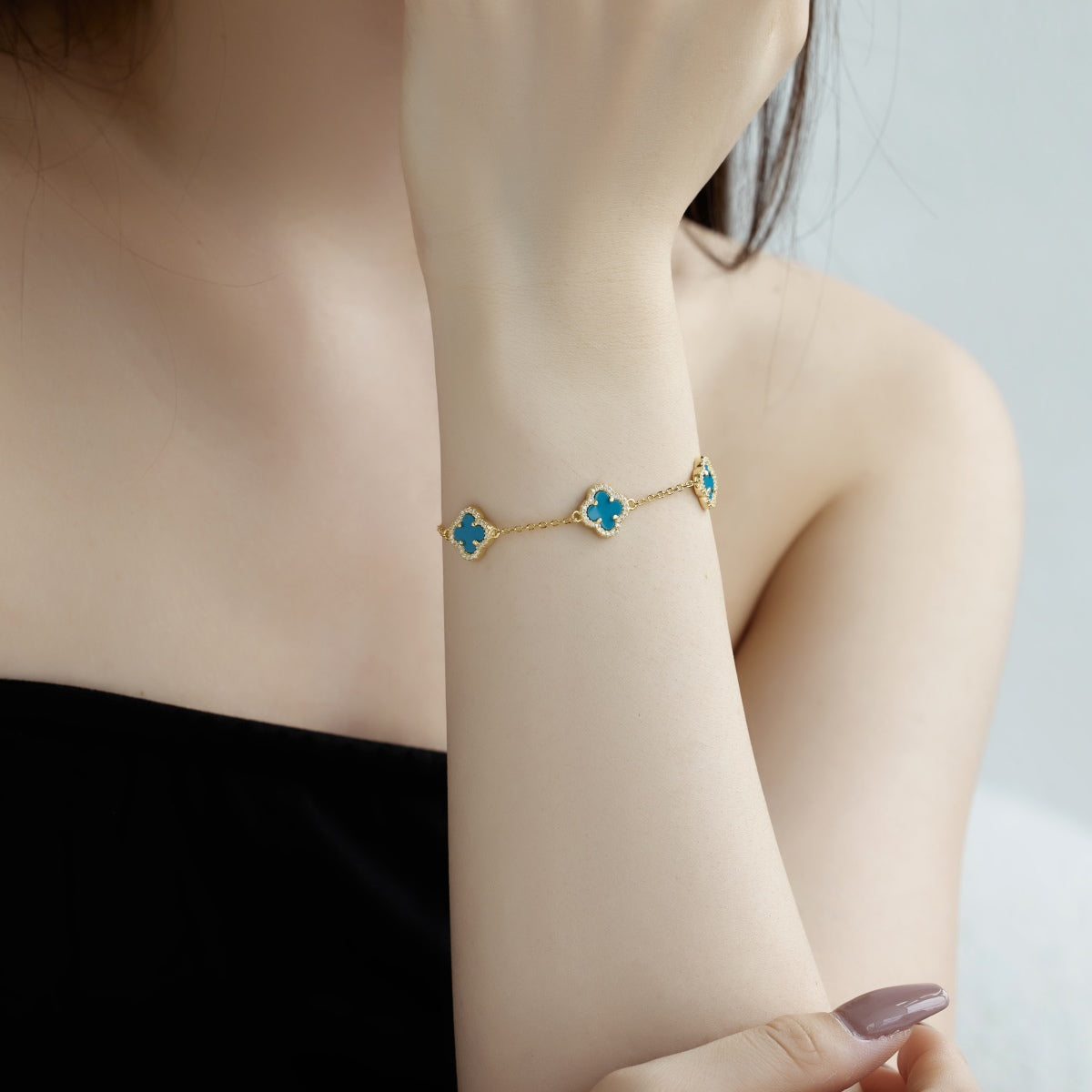 [ECHO ]Four-Leaf Clover Exquisite Bracelet