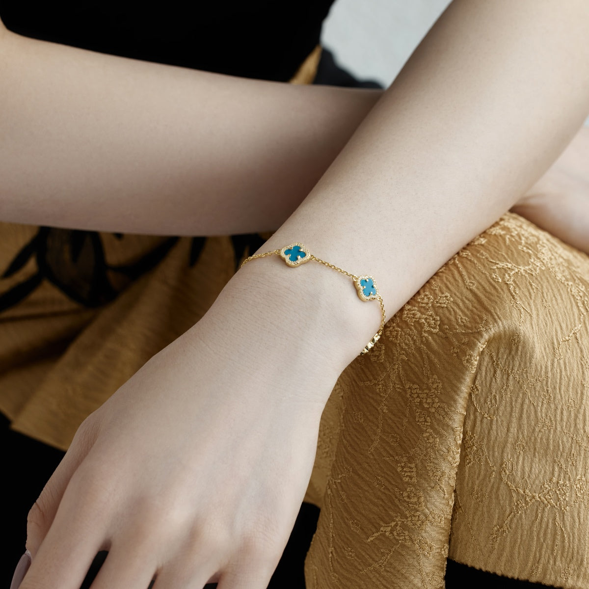 [ECHO ]Four-Leaf Clover Exquisite Bracelet