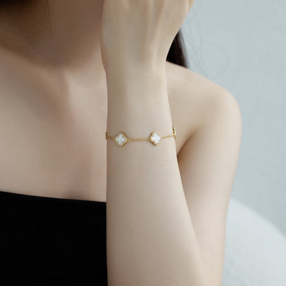 [ECHO ]Four-Leaf Clover Exquisite Bracelet