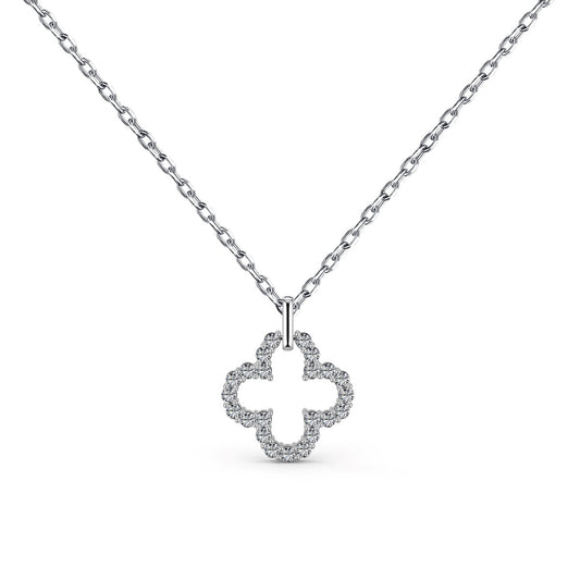 [ECHO ]Four-Leaf Clover Hollow Design Exquisite Necklace