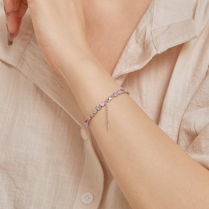 [ECHO ]Ornate Colorful Flower Shape Party Bracelet