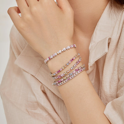 [ECHO ]Ornate Colorful Flower Shape Party Bracelet