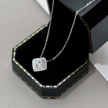 [ECHO ]Sparkling Asscher Cut Necklace